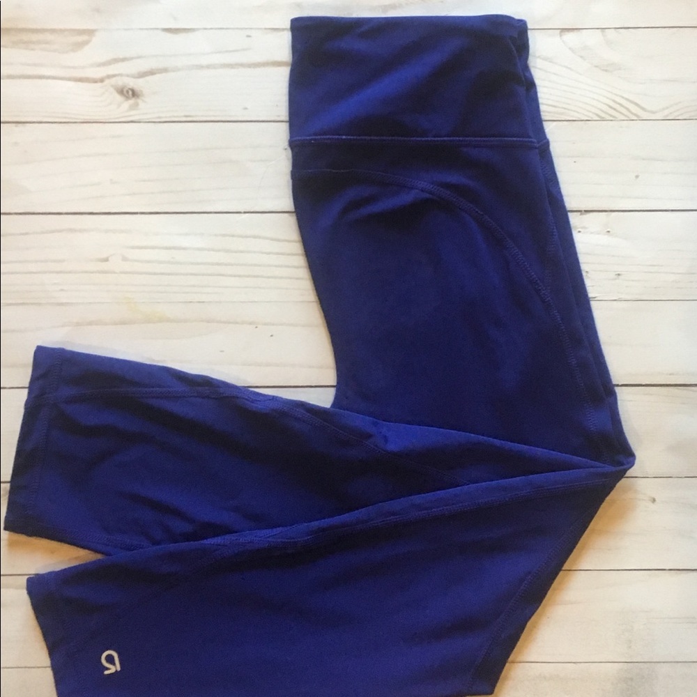 Gap Athletic Blue Cropped Leggings Size-Small